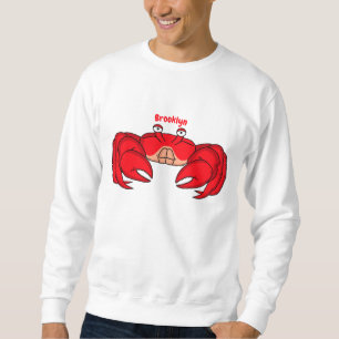 Sudadera Ilustracion de cangrejo rojo