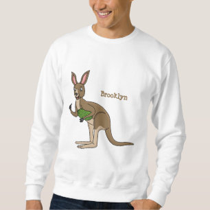 Sudadera Ilustracion de canguro australiano bastante feliz
