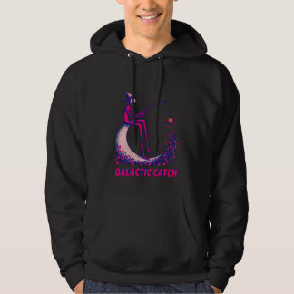 Sudadera Ilustración de captura galáctica – Pesca en la lun