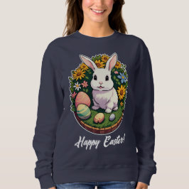 Sudadera Ilustracion de Conejo de Pascua. Semana Santa!