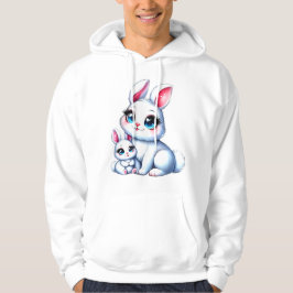 Sudadera Ilustracion de conejo para bebés y madres adorable