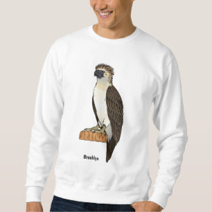 Sudadera Ilustración de dibujos animados de águila filipina