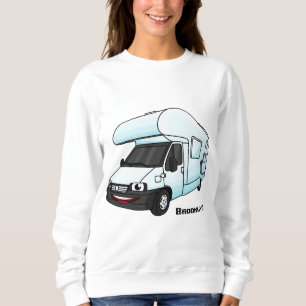Sudadera Ilustración de dibujos animados de autocaravana fe