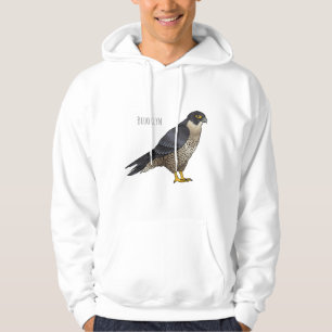 Sudadera Ilustración de dibujos animados de halcón peregrin