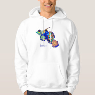 Sudadera ilustración de dibujos animados de mandarín