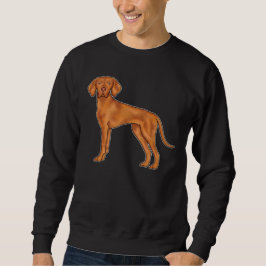 Sudadera Ilustración de dibujos animados de perro pointer V