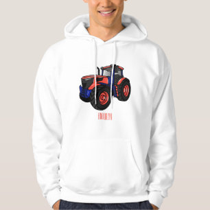 Sudadera Ilustración de dibujos animados de tractor 