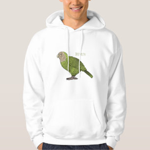 Sudadera ilustración de dibujos animados del kakapo