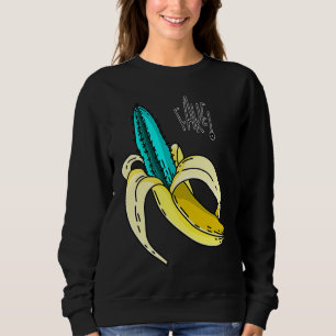 Sudadera Ilustración de diseño gráfico de outfit de plátano