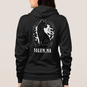 Sudadera Ilustracion de gato negro Salem