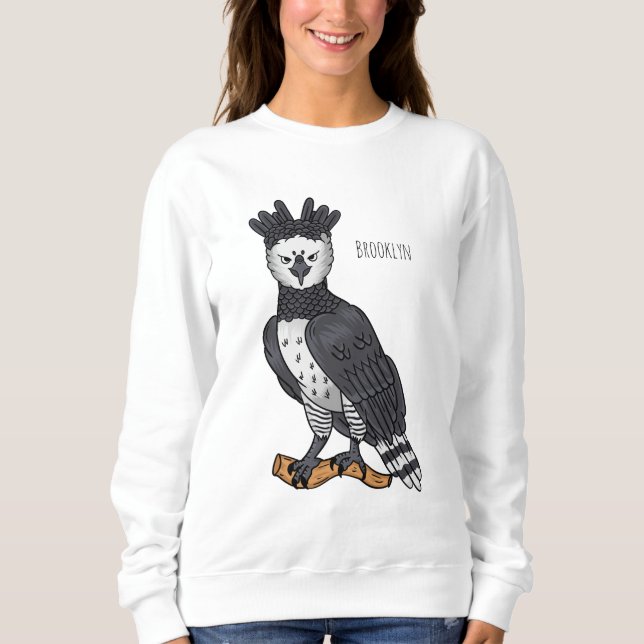 Sudadera Ilustracion de Harpy Eagle personalizado (Anverso)