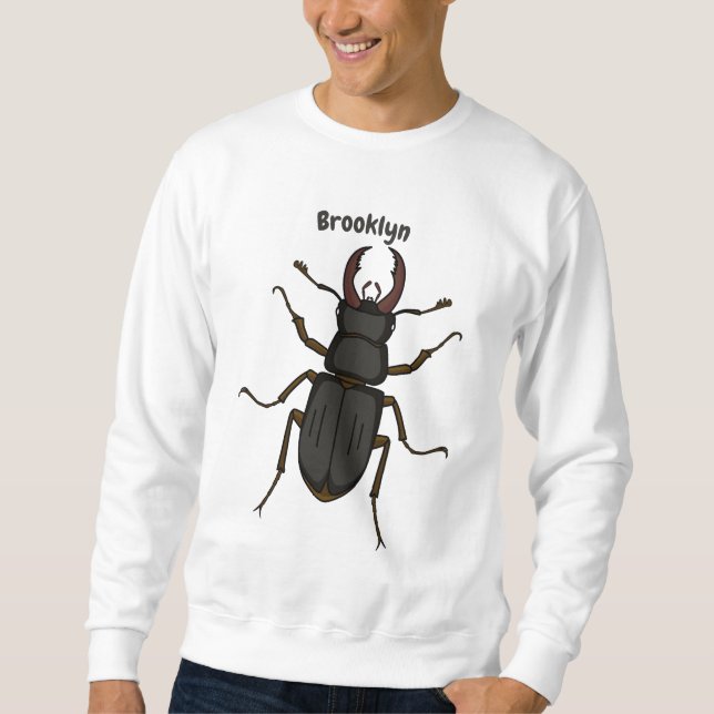 Sudadera Ilustracion de insectos Stag (Anverso)