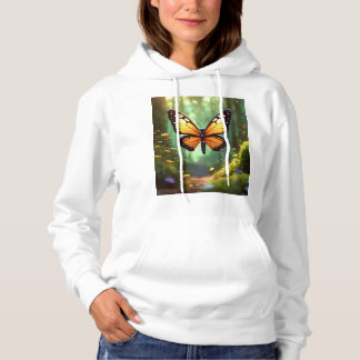 Sudadera Ilustracion de mariposa de vida ' Hoodie