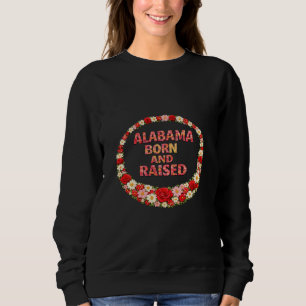 Sudadera Ilustración de Nacido y Criado en Alabama