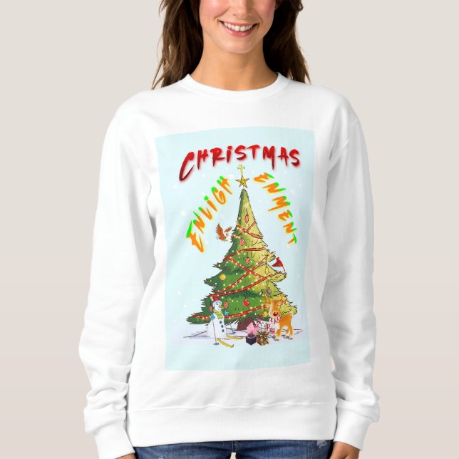 Sudadera Ilustración de navidades (Anverso)