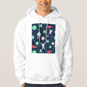 Sudadera Ilustracion de patrón de espacio