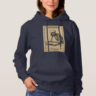 Sudadera Ilustración de Pensador Esqueleto