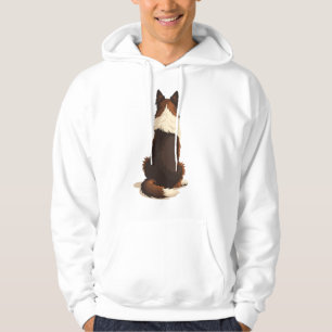 Sudadera Ilustración de perro Border Collie vintage desde a