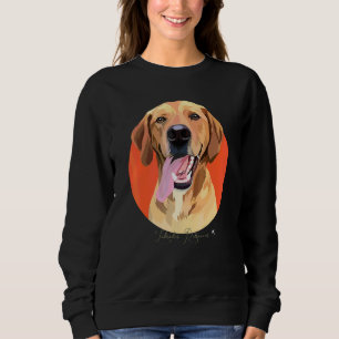 Sudadera Ilustración de perro Labrador Retriever en una C n