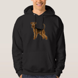 Sudadera Ilustración de perro Terrier de Airedale Bingley T