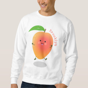 Sudadera Ilustracion de personalizado amarillo de mango ale