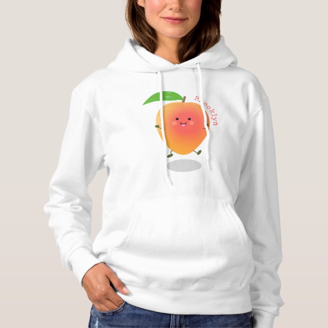 Sudadera Ilustracion de personalizado amarillo de mango ale (Anverso)