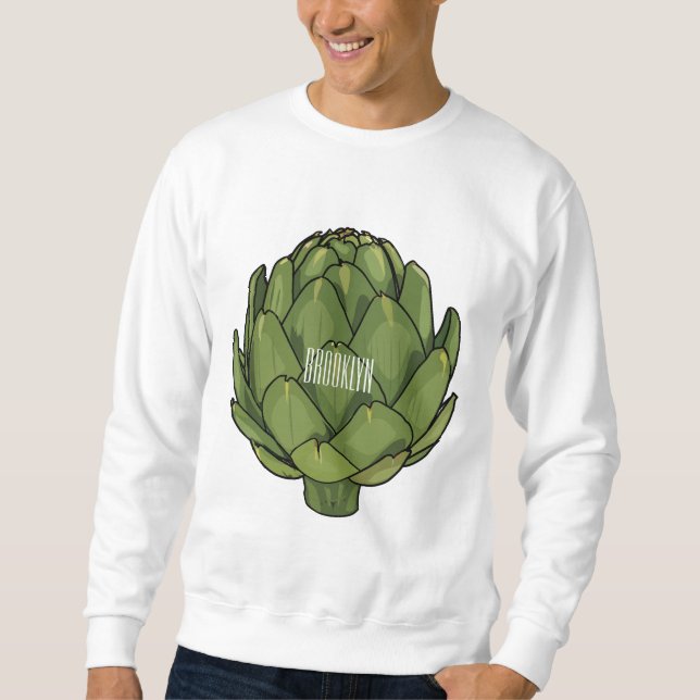 Sudadera Ilustracion de personalizado Artichoke (Anverso)