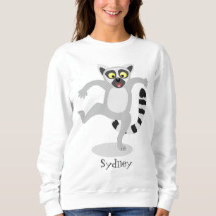 Sudadera Ilustracion de personalizado bailador de lémur de