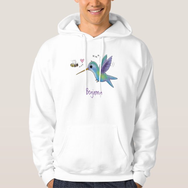 Sudadera Ilustracion de personalizado de abejas (Anverso)