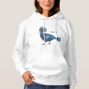 Sudadera Ilustracion de personalizado de ave de pichón coro