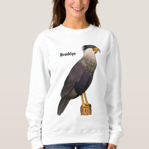 Sudadera Ilustracion de personalizado de aves de Crested Ca