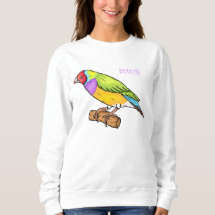 Sudadera Ilustracion de personalizado de aves silvestres de