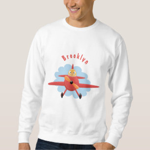 Sudadera Ilustracion de personalizado de avión rojo que vue