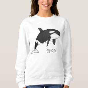 Sudadera Ilustracion de personalizado de ballenas asesina