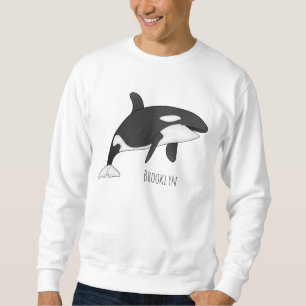 Sudadera Ilustracion de personalizado de ballenas asesina