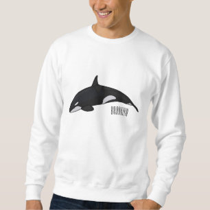 Sudadera Ilustracion de personalizado de ballenas asesina