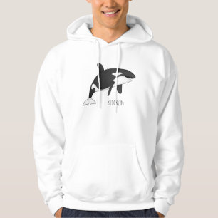 Sudadera Ilustracion de personalizado de ballenas asesina