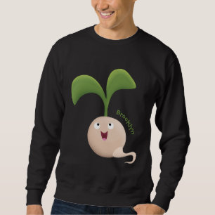 Sudadera Ilustracion de personalizado de brote de semillas 
