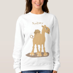 Sudadera Ilustracion de personalizado de camello alegre y s