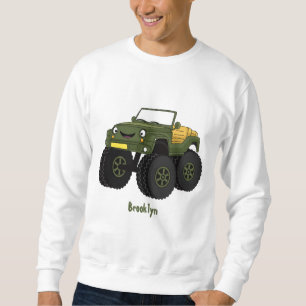 Sudadera Ilustracion de personalizado de camión monstruo ve