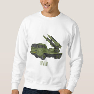 Sudadera Ilustracion de personalizado de camiones de misile