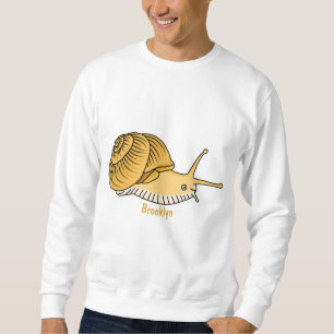 Sudadera Ilustracion de personalizado de caracol amarillo