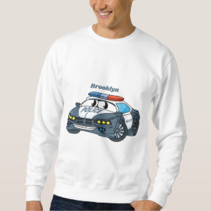 Sudadera Ilustracion de personalizado de coche de policía f
