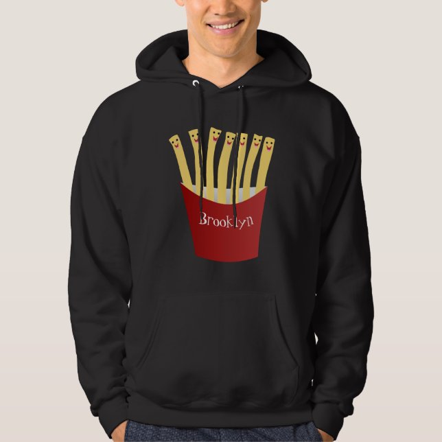 Sudadera Ilustracion de personalizado de comida rápida de p (Anverso)