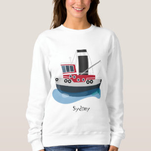 Sudadera Ilustracion de personalizado de embarcaciones de a
