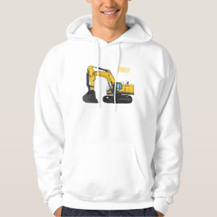 Sudadera Ilustracion de personalizado de excavadora de rast