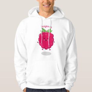 Sudadera Ilustracion de personalizado de frambuesa alegre