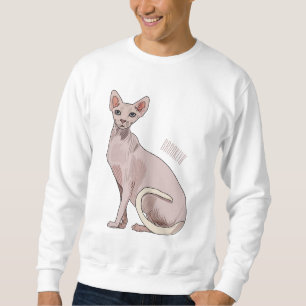 Sudadera Ilustracion de personalizado de gatos Sfinx