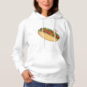 Sudadera Ilustracion de personalizado de hot dog