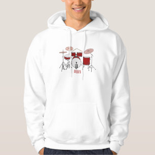 Sudadera Ilustracion de personalizado de kit de tambor